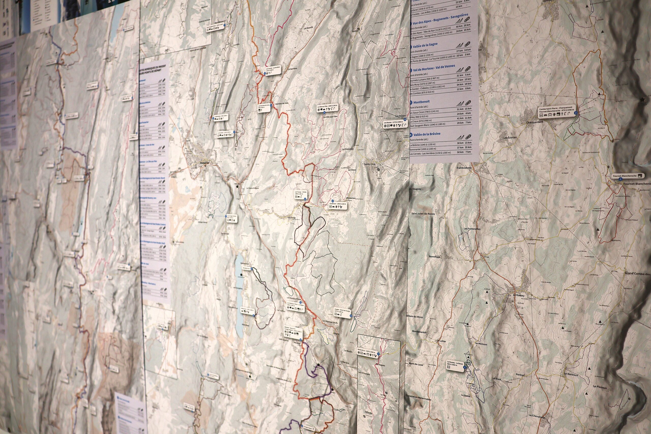 Carte de toutes les pistes des Montagnes du Jura ski et raquette – Image 6