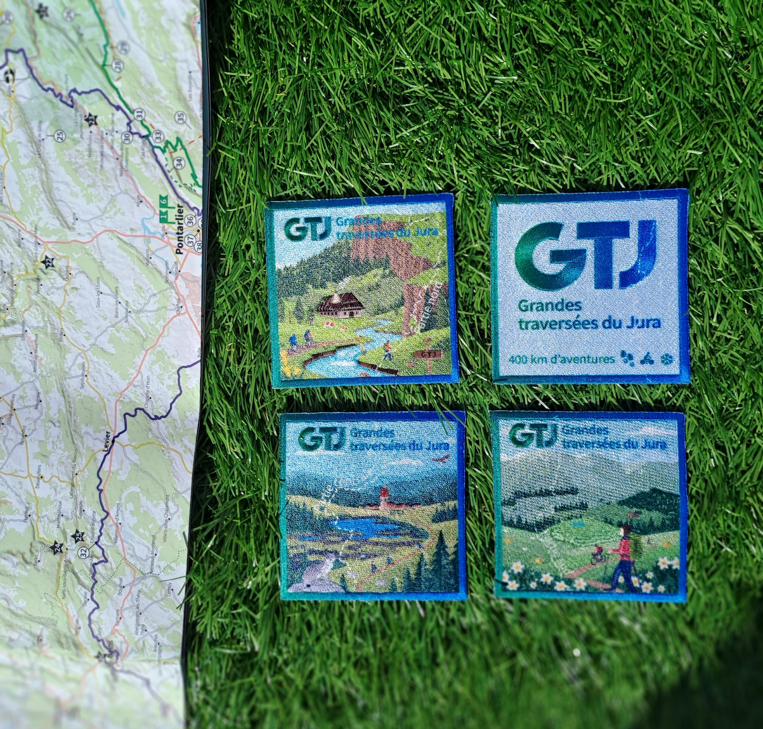 Écussons GTJ – Une collection inspirée par nos paysages (lot de 4) – Image 2